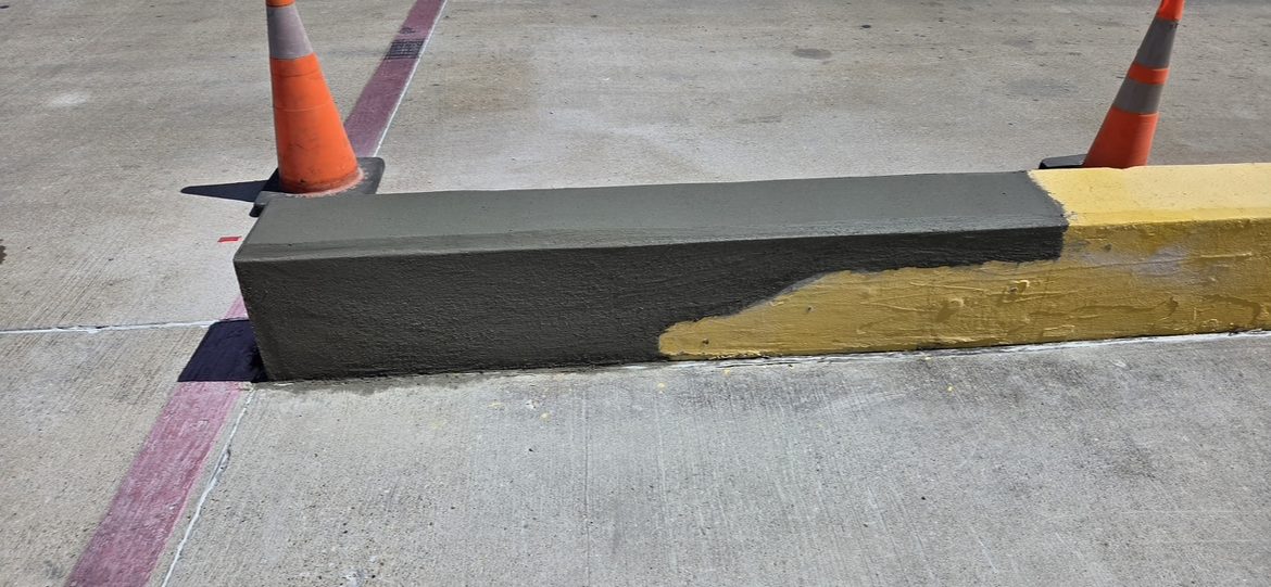 Curb repair and gutter