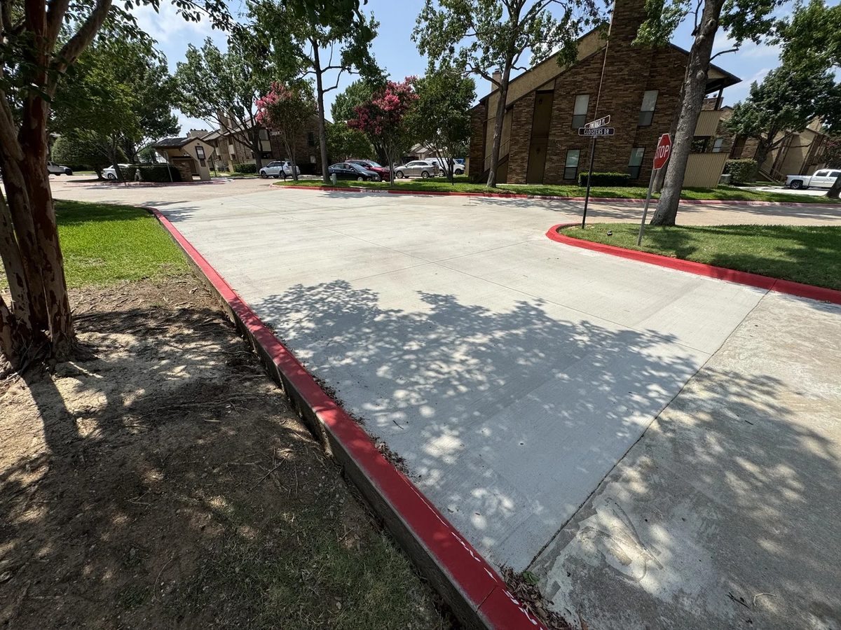 Parking lot panel replacement