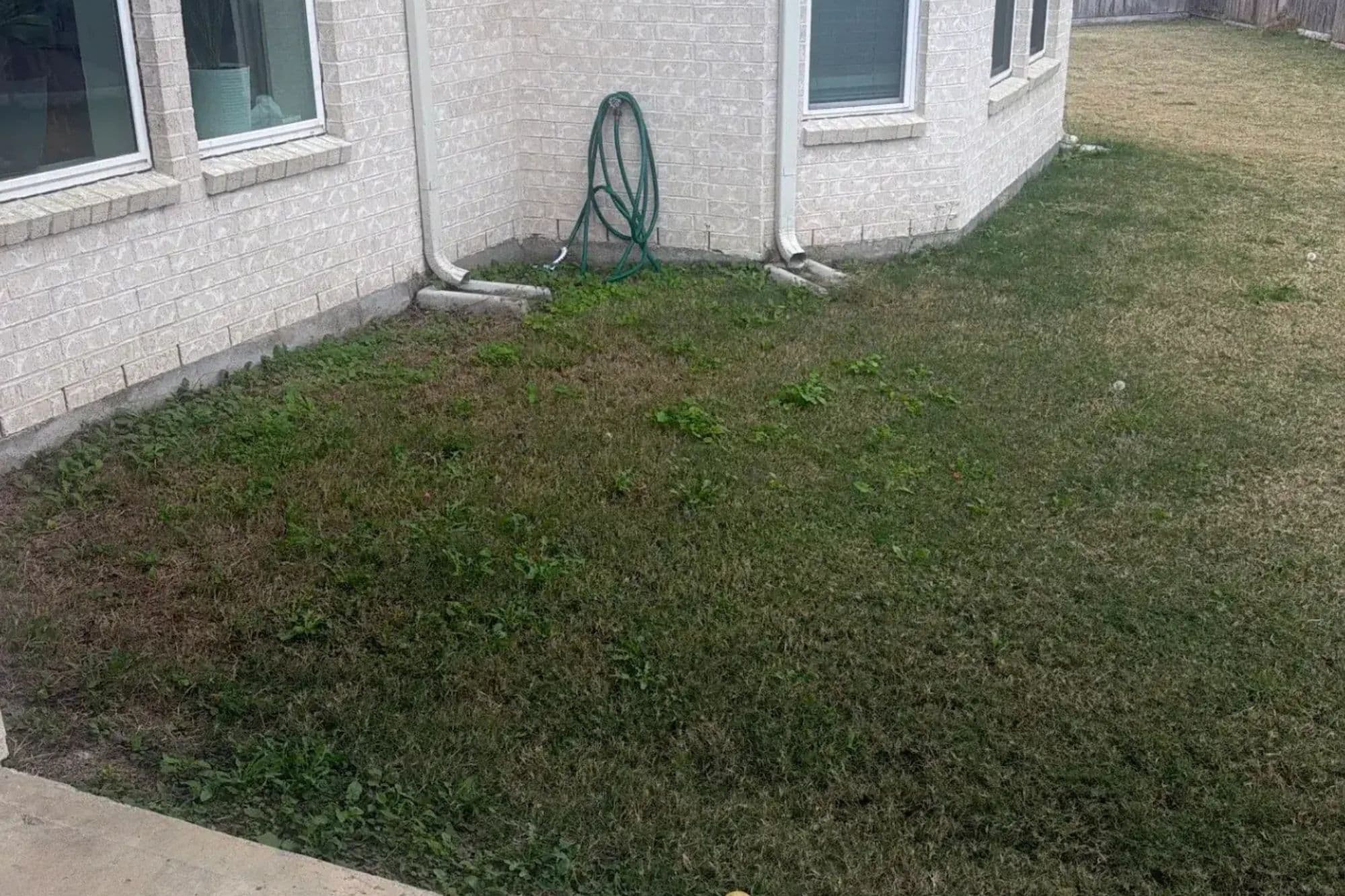 Concrete Patio Before